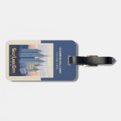 ソルトレイクテンプル | ユタ州ソルトレイクシティ ラゲッジタグ (裏面横)