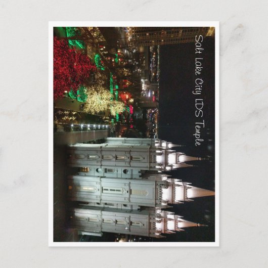 ソルトレイクLDSテンプルスクエア ポストカード (正面)