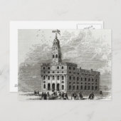 ソルトレークのモルモン寺1854年 ポストカード (正面/裏面)