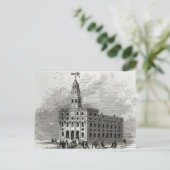 ソルトレークのモルモン寺1854年 ポストカード (スタンド正面)