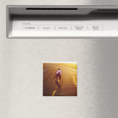 ソルトレークの近くのロードバイク素晴らしのサイクリスト マグネット (インサイチュ (食洗機))