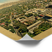 ソルトレークシティヴィンテージ旅行ポスター ポスター (角)