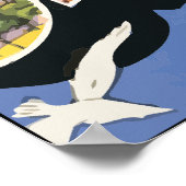 ソルトレークシティーからの挨拶ヴィンテージ ポスター (角)