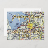 ソルトレークシティーからの挨拶 ポストカード (正面/裏面)
