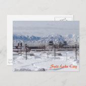 ソルトレークシティーの冬 ポストカード (正面/裏面)