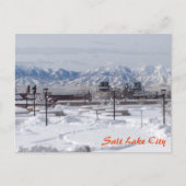 ソルトレークシティーの冬 ポストカード (正面)