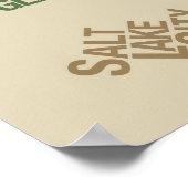 ソルトレークシティー地区：ワサッチグリーン ポスター (角)