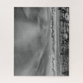 ソルトレークシティー – 白黒–16x20インチ ジグソーパズル (縦)