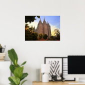 ソルトレークシティーLDS寺院 ポスター (ホームオフィス)