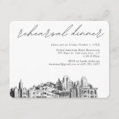 ソルトレークシティ結婚ーのリハーサル囲いカード エンクロージャーカード (正面)