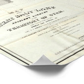 ソルトレーク素晴らしの地図 ポスター (角)