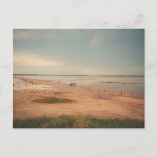 ソルト素晴らしプレインズサンセット ポストカード (正面)