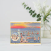 ソルト素晴らしレイクユタおもしろいヴィンテージ ポストカード (スタンド正面)