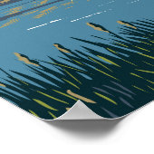 ソルト素晴らしレイクユタトラベルアートヴィンテージ ポスター (角)