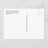 ソルト素晴らしレイク、サルテール館、山 ポストカード (裏面)