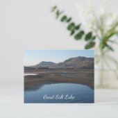 ソルト素晴らしレイク、サルテール館、山 ポストカード (スタンド正面)