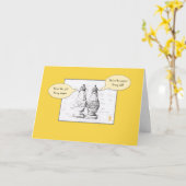 ソルト&ペッパーオンイエローロマンチッ気のあるそぶりをしたク カード (黄色い花)