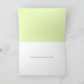 ソルト&ペッパーオングリーンロマンティッ気のあるそぶりをしたク カード (内部)