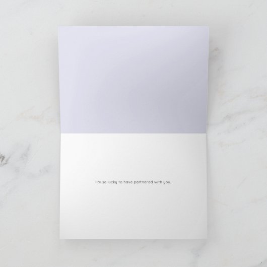 ソルト&ペッパーオンペリウィンクルロマンチ気のあるそぶりをしたック カード (内部)