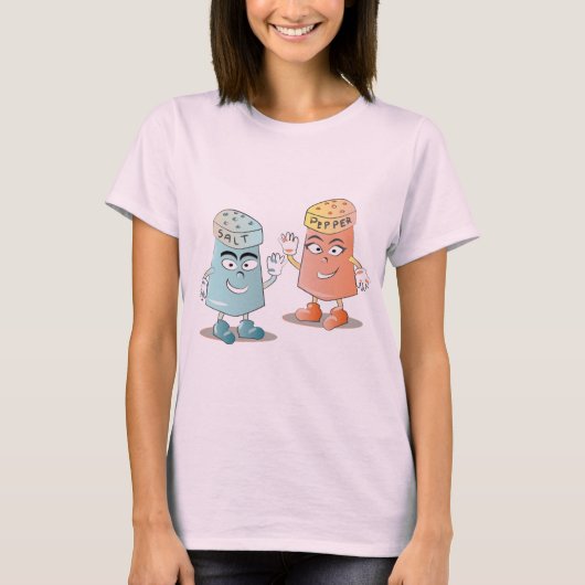ソルト＆ペッパー ビンテージ マスコット Tシャツ (正面)