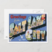 ソルト・レーク・シティユタからの挨拶 ポストカード (正面/裏面)