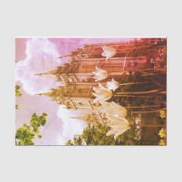 ソルト・レーク・シティ、ユタのモルモン寺院 薄葉紙