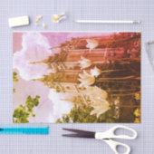 ソルト・レーク・シティ、ユタのモルモン寺院 薄葉紙 (クラフト)