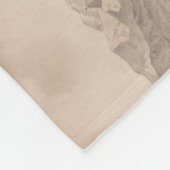 ソルト・レーク・シティ(1875年)のヴィンテージの絵解き地図 フリースブランケット (角)