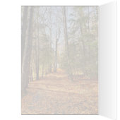 ソルドトナクリークパーク秋 – 5" x 7"アートカード (内側 (左))