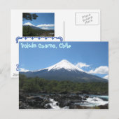 ソルノ火山はがき ポストカード (正面/裏面)