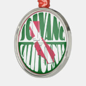 ソルバンカリフォルニア メタルオーナメント (左)