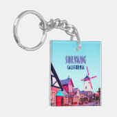 ソルバンデンマークダウンタウンカリフォルニアヴィンテージ キーホルダー (正面左)