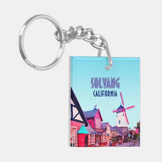 ソルバンデンマークダウンタウンカリフォルニアヴィンテージ キーホルダー (正面左)