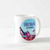 ソルバンデンマークダウンタウンカリフォルニアヴィンテージ コーヒーマグカップ (正面右)