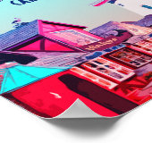 ソルバンデンマークダウンタウンカリフォルニアヴィンテージ ポスター (角)