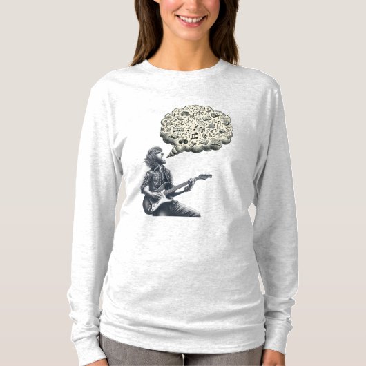 ソルフェッジョ爆発性ギター奏者 Tシャツ (正面)