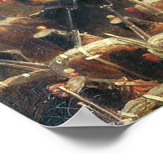 ソルフェリーノの戦い、1859年6月24日 ポスター (角)