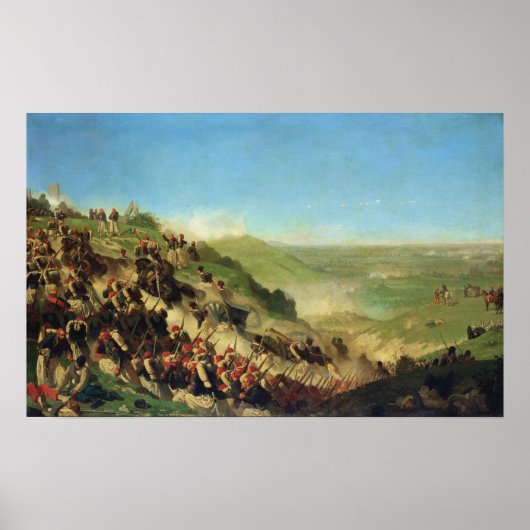 ソルフェリーノの戦い、1859年6月24日 ポスター (正面)