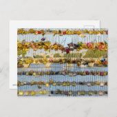 ソルフェリーノ橋のラブロック - フランス, パリ ポストカード (正面/裏面)