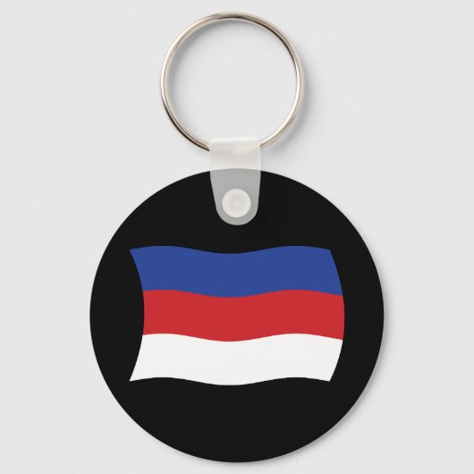 ソルブ国旗のキーチェーン キーホルダー (正面)