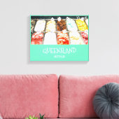 ソルベットアイスクリームクイーンズランドオーストラリア旅行プリント キャンバスプリント (インサイチュ (リビング))