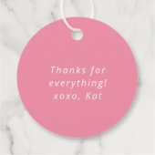 ソルベットグラデーション卒業パーティー フェイバータグ (裏面)