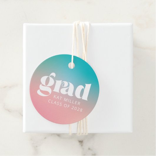 ソルベットグラデーション卒業パーティー フェイバータグ (インサイチュ)