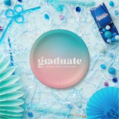 ソルベットグラデーション卒業パーティー ペーパープレート