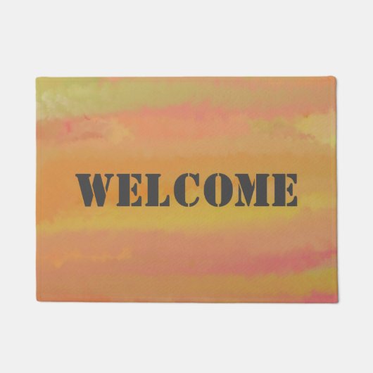 ソルベ凍っていットのデザートは私のお気に入りの色だ ドアマット (正面)