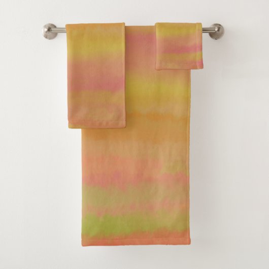 ソルベ凍っていットのデザートは私のお気に入りの色だ バスタオルセット (インサイチュ)