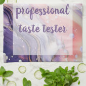 ソルベ – 白 キッチンタオル (折り畳み)