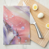 ソルベ – 白 キッチンタオル (四つ折り)