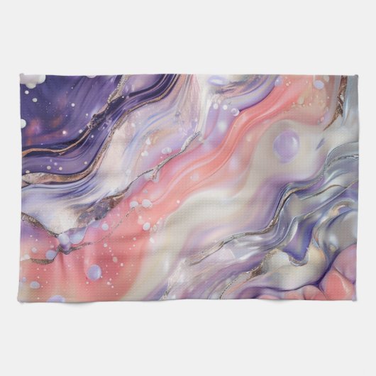 ソルベ – 白 キッチンタオル (横)