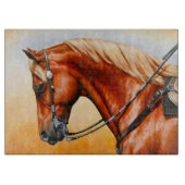 ソルレルウェスタンプレジャークォーターホース カッティングボード (正面)